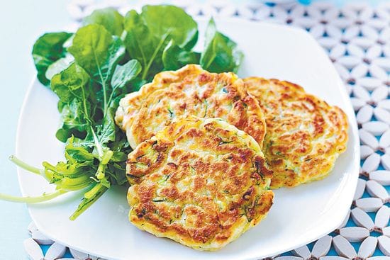 Quick keto meals in 20 minutes or less: zucchini salmon fritters